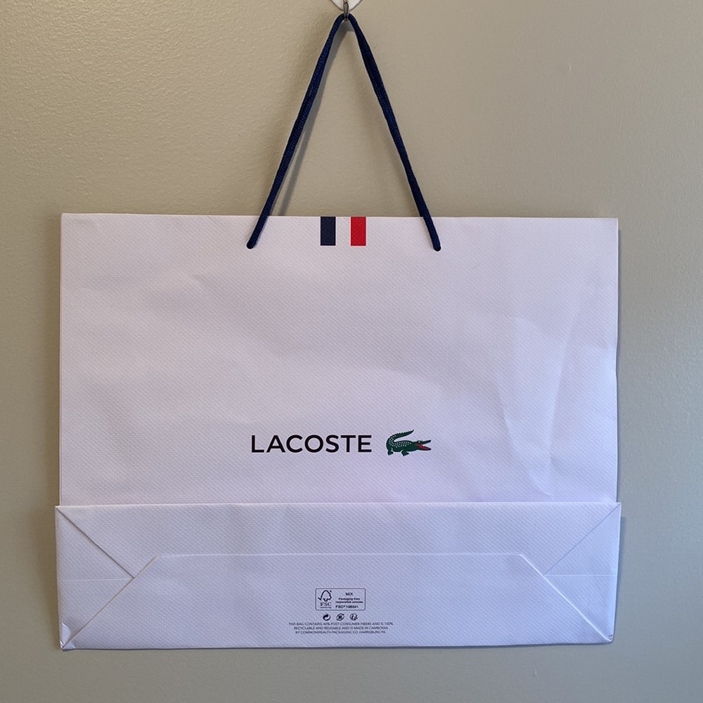 Lacoste Empty Shopping Bag - Picture 3 of 7